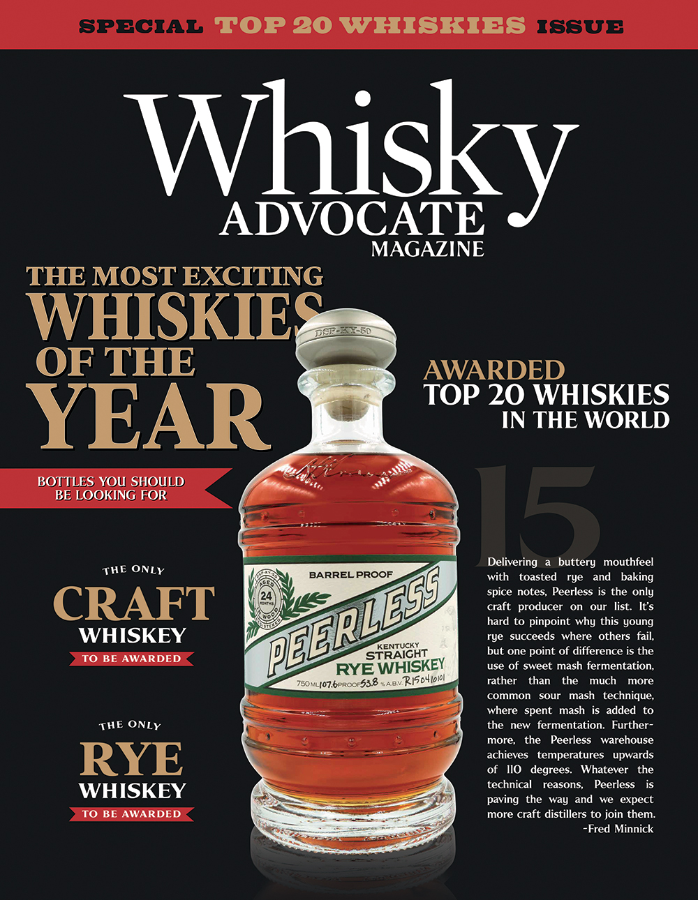 Top 20 whiskies across the world