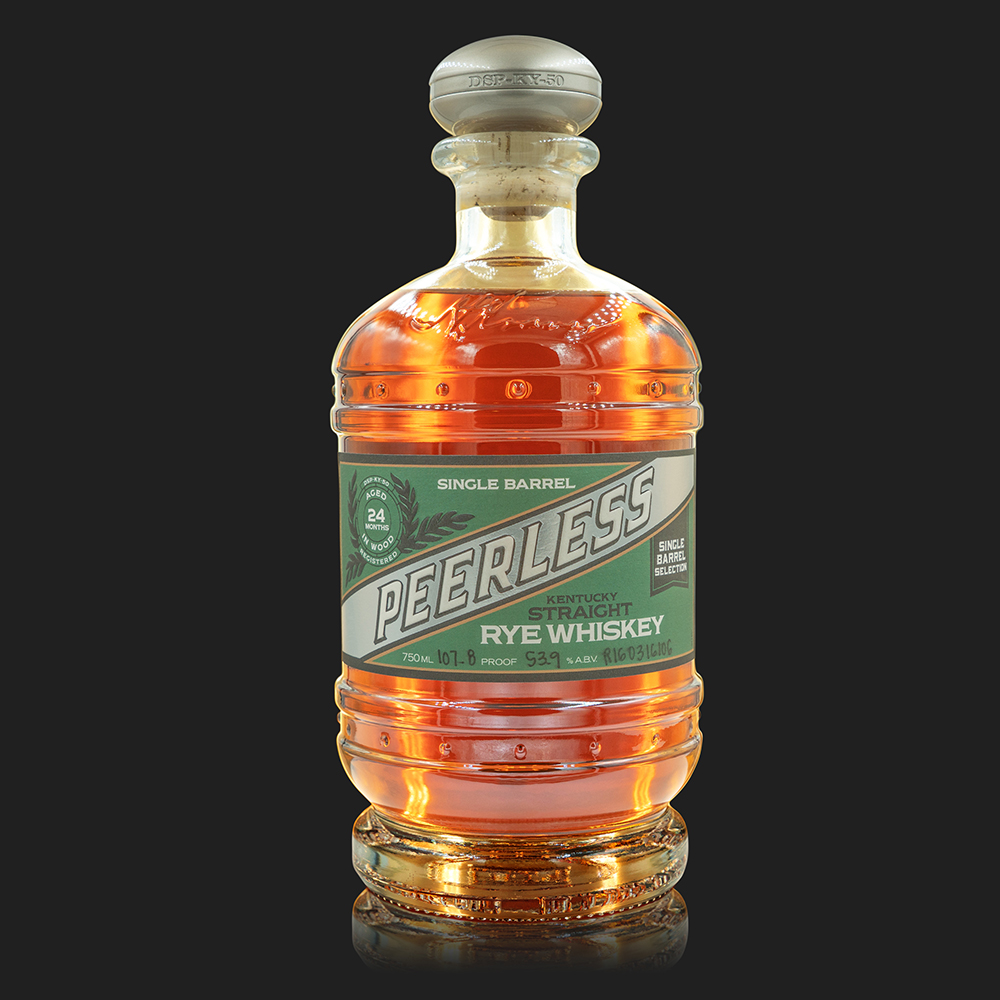 Kentucky Peerless’s identity as an artisan distillery is centered around its uncompromising quality and innovative nature. There is possibly no better exemplification of this than our Single Barrel program. Head Distiller Caleb Kilburn and team promote only barrels of supreme quality and uniqueness for consideration to be a single barrel. Rare notes and characteristics that make each barrel stand apart from our standard profile are celebrated and show off the range of our products. Typically, selections are chosen by liquor stores, bars, and restaurants that handle enough volume to accommodate the full volume of a single barrel. While we are extremely grateful for these partners and will continue to offer our Peerless Single Barrel program, we often see that some small guys get left out of this process. In the interest of making Peerless single barrel selections accessible to everyone who wants to embrace the Peerless experience, Caleb will be releasing 15 barrels of his own selection for distribution. This will allow anyone to showcase a distiller selected single barrel with a minimal investment. To highlight the layers of flavor, complexity and depth of character behind our story and our products, we will be calling these selections Peerless Dimensions
