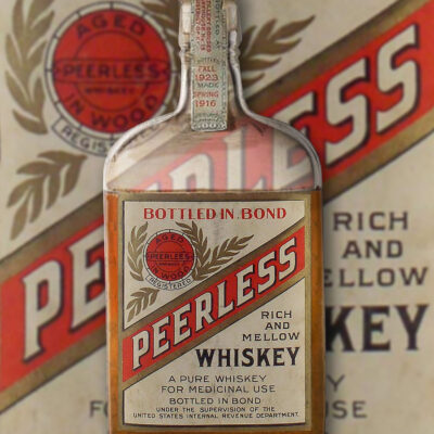 Original Peerless Whiskey Bottle