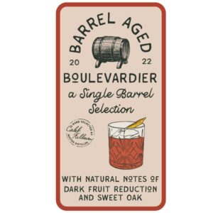 Barrel Aged Boulevardier Peerless® Single Barrel Rye